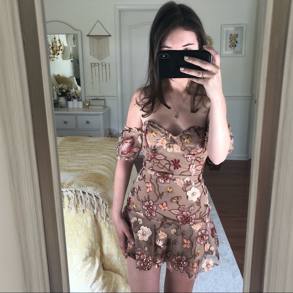 NWOT For Love & Lemons Botanic Strapless
